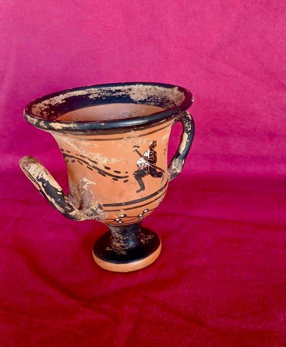 Pot - Aardewerk - Campanulaire krater replica, Antiek en Kunst, Antiek | Overige Antiek