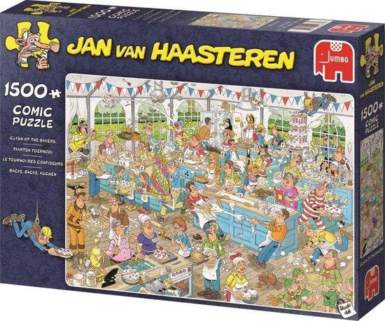 Jan van Haasteren - Taarten Toernooi - 1500 stukjes puzzel -, Hobby en Vrije tijd, Gezelschapsspellen | Bordspellen, Nieuw, Verzenden