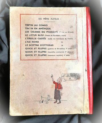 Tintin T9 - Le Crabe aux Pinces dOr (A13) - N&B - 1 Album beschikbaar voor biedingen