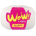 Katia WOW Fluffy - 80 Wit - Mohair-Look Acryl/Wol Garen, Ophalen of Verzenden, Nieuw