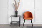 Eetkamerstoel - Nina - Oranje - Fluweel - Jörn, Huis en Inrichting, Stoelen, Verzenden, Nieuw