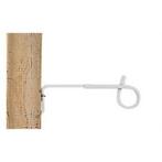 Gallagher Afstandisolator Krulstaart Wit 40cm - 10 stuks, Ophalen of Verzenden, Nieuw