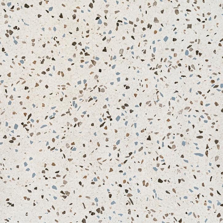 Vloertegel/Wandtegel STP Crisp Kleur Terrazzo Blauw 60x60, Doe-het-zelf en Verbouw, Tegels, 60 cm of meer, 60 cm of meer, 10 m² of meer