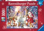 Kerstmis in het bos Puzzel (100 XXL stukjes) | Ravensburger, Verzenden, Nieuw