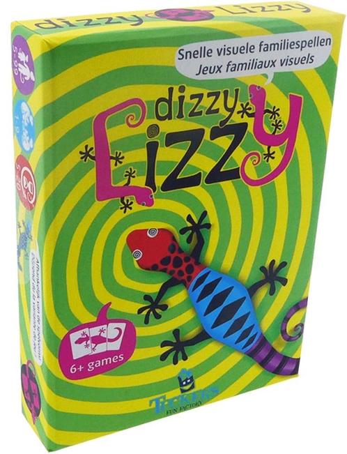 Dizzy Lizzy - Kaartspel | Tuckers Fun Factory -, Hobby en Vrije tijd, Gezelschapsspellen | Kaartspellen, Nieuw, Verzenden
