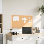vidaXL Kurkbord met massief grenenhouten frame 100x55 cm, Verzenden, Nieuw in verpakking