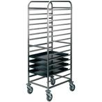 Silowagen voor recipi&amp;#235;nten 20x 600x400 mm, tussenru, Verzenden