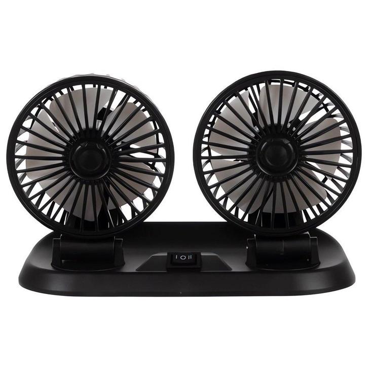 Vrachtwagen dashboard ventilator - 24V - 2 koppen, Auto diversen, Auto-accessoires, Nieuw, Ophalen of Verzenden