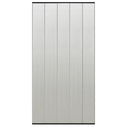 vidaXL Vliegengordijn 100x220 cm polyester mesh zwart, Huis en Inrichting, Stoffering | Gordijnen en Lamellen, Zwart, Nieuw, Verzenden