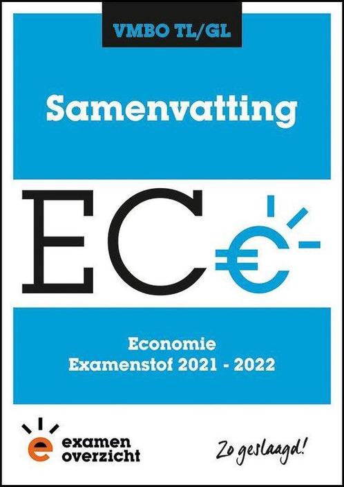 ExamenOverzicht   Samenvatting Economie VMBO T 9789493237063, Boeken, Economie, Management en Marketing, Zo goed als nieuw, Verzenden