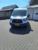 Ford Transit 350 2.0 TD L3 H2 Dubbel Cabine, Auto's, Ford, Gebruikt, Euro 6, Overige carrosserieën, Wit