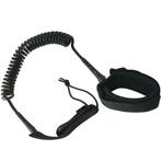 Sup Board Enkel Leash CoiLED Zwart, Watersport en Boten, Suppen, Ophalen of Verzenden, Nieuw