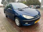 Peugeot 206 1.4 X-line 3D 2002 Blauw, Auto's, Peugeot, Stof, Gebruikt, Blauw, Handgeschakeld