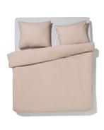 HEMA Dekbedovertrek 240x200/220cm zacht katoen taupe, Huis en Inrichting, Slaapkamer | Beddengoed, Verzenden, Nieuw