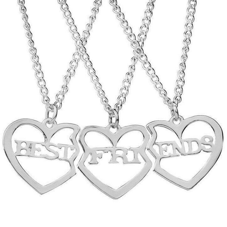 Fako Bijoux - Vriendschapsketting - BFF Ketting - Drie, Sieraden, Tassen en Uiterlijk, Kettingen, Verzenden