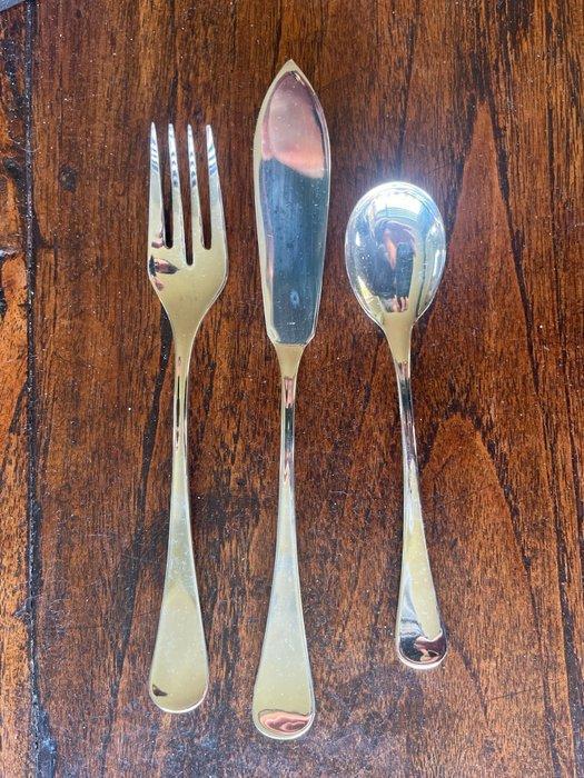 Robbe & Berking - Visbestekset - Verzilverd - 35 delig, Antiek en Kunst, Antiek | Meubels | Tafels