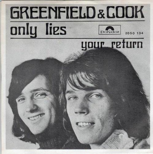 Greenfield & Cook - Only lies + Your return (Vinylsingle), Cd's en Dvd's, Vinyl Singles, Verzenden