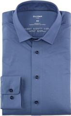 OLYMP Luxor Overhemd 24/Seven Blauw maat 44 Heren, Verzenden, Nieuw, Blauw, OLYMP