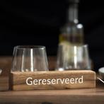 Gereserveerd Bordje Juglann Notenhout, Nieuw in verpakking