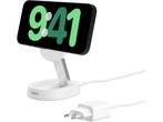Belkin, Draadloze oplader Qi2 15W met standaard, Wit, Verzenden, Nieuw