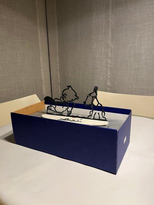 Moulinsart - 46228 -Escultura Tintín y Milú (Firma Hergé) -, Boeken, Strips | Comics