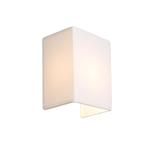 Landelijke wandlamp wit met stoffen kap - Vete, Verzenden, Nieuw, Stof, Modern