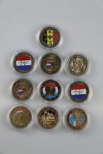 Europa. 2 Euro Various Years (10 colored coins)  (Zonder, Postzegels en Munten, Munten | Europa | Euromunten