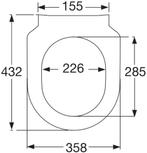 Villeroy & Boch Toiletbril van €297.00 voor €161.22, Doe-het-zelf en Verbouw, Sanitair, Ophalen of Verzenden, Nieuw, Toilet