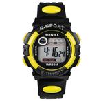 Fako® - Kinderhorloge - Honhx S-Sport Classic - Geel, Verzenden, Nieuw