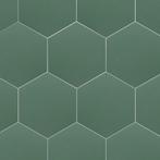 Vloertegel / wandtegel hexagon coimbra groen 17,5x20, Doe-het-zelf en Verbouw, Tegels, Nieuw, Keramiek, Ophalen of Verzenden, Vloertegels