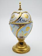 Fabergé ei - Haus van Fabergé Blauwe Korenbloem Muziek Ei -, Antiek en Kunst