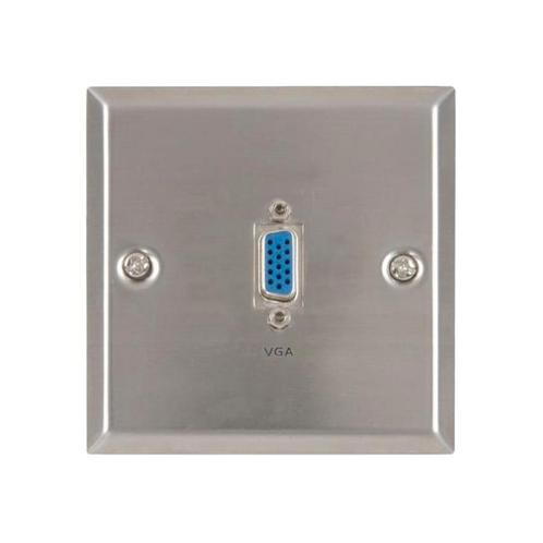 AV:link VGA Wand Aansluitpaneel 86x86mm - VGA 15-pins -, Doe-het-zelf en Verbouw, Elektra en Kabels, Nieuw, Verzenden
