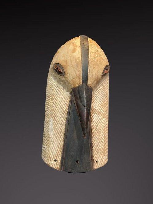 Maske LUBA, (47 CM) - zandloper Luba - Songye - DR Congo, Antiek en Kunst, Kunst | Niet-Westerse kunst