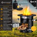 KESSER® Raket Stove - Gietijzer Grillpan - Dutch Oven - RVS, Verzenden, Zo goed als nieuw