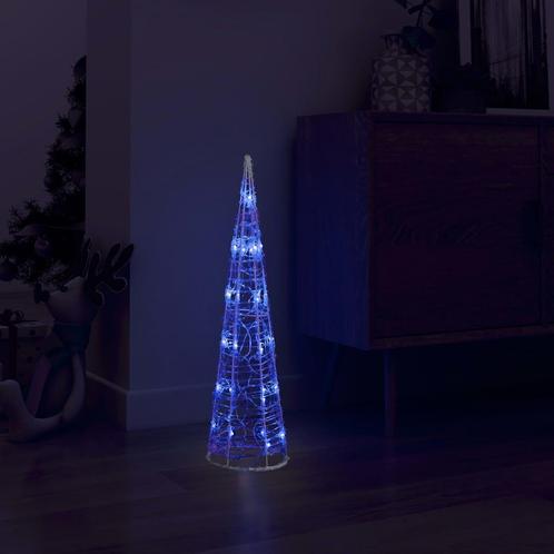 vidaXL Lichtkegel decoratief LED blauw 60 cm acryl, Diversen, Kerst, Nieuw, Verzenden