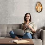 2dekans | Anne Lighting wandlamp Brassi - brons - metaal -, Huis en Inrichting, Lampen | Wandlampen, Ophalen of Verzenden, Zo goed als nieuw