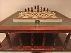 Schaaktafel (4) - Hout - 5 spellen inbegrepen