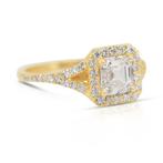 Cocktailring - 18 karaat Geel goud - 1.34ct. tw. Diamant