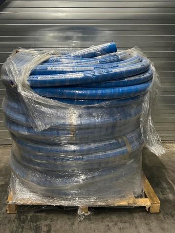 restpartij rubber zuivelslangen DN75  3 inch FDA blauw wit
