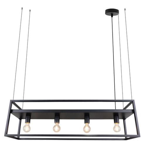 Industriële hanglamp zwart, Frama, Huis en Inrichting, Lampen | Hanglampen, Nieuw, Metaal, 75 cm of meer, Ophalen of Verzenden