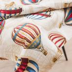 BA148 - Decoratieve stof met blauwe luchtballonnen –