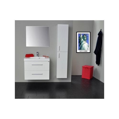Badmeubel New York 80cm, Huis en Inrichting, Badkamer | Badkamermeubels, Nieuw, Verzenden