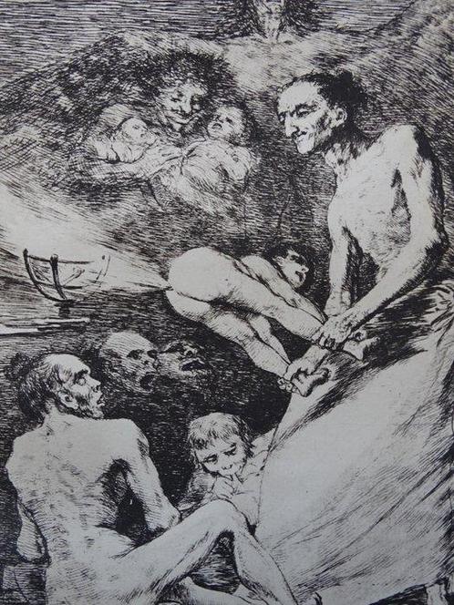 Francisco de Goya (1746-1828), (after) - Sopla - Los, Antiek en Kunst, Antiek | Overige Antiek