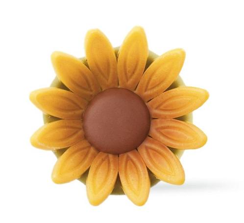 Dobla Chocoladedecoratie Zonnebloem (72 stuks)**, Hobby en Vrije tijd, Taarten en Cupcakes maken, Nieuw, Verzenden