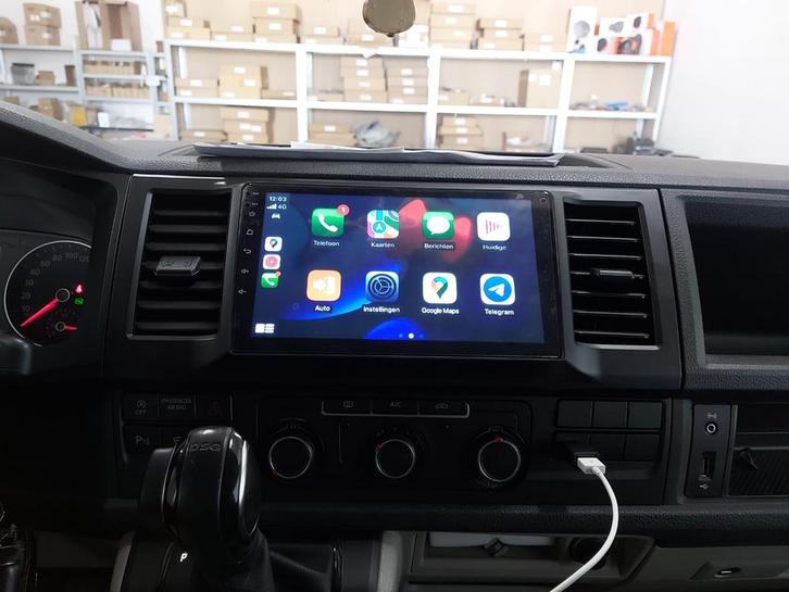 Android navigatie radio VW Volkswagen T6 Transporter Car..., Auto diversen, Autoradio's