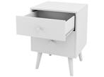 Coast Nachtkastje 2 Lades 45x40x62 cm – Houten Ladekastje, Verzenden, Nieuw