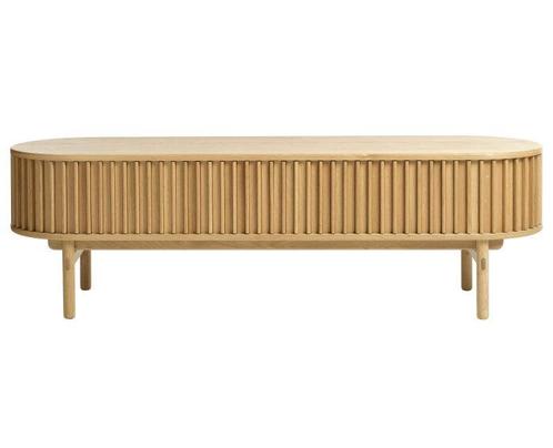 Tv-meubel Carno 160 cm - Naturel | Meubelplaats, Huis en Inrichting, Kasten | Televisiemeubels, Nieuw, Ophalen of Verzenden