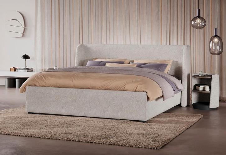 Gestoffeerd Bedframe Night Milan | Swiss Sense, Huis en Inrichting, Slaapkamer | Bedden, Nieuw, Verzenden