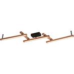LED Plafondlamp - Trion Bulloni Up and Down- 36W -, Ophalen of Verzenden, Nieuw, Hout