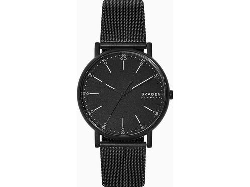 Skagen Signatur SKW6579 Herenhorloge 40 mm - Zwart, Huis en Inrichting, Woonaccessoires | Overige, Nieuw, Verzenden